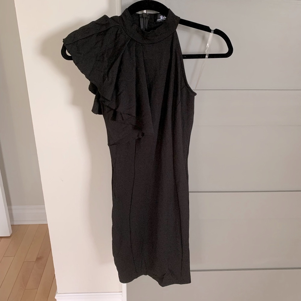 Ruffle cocktail dress from Lulus